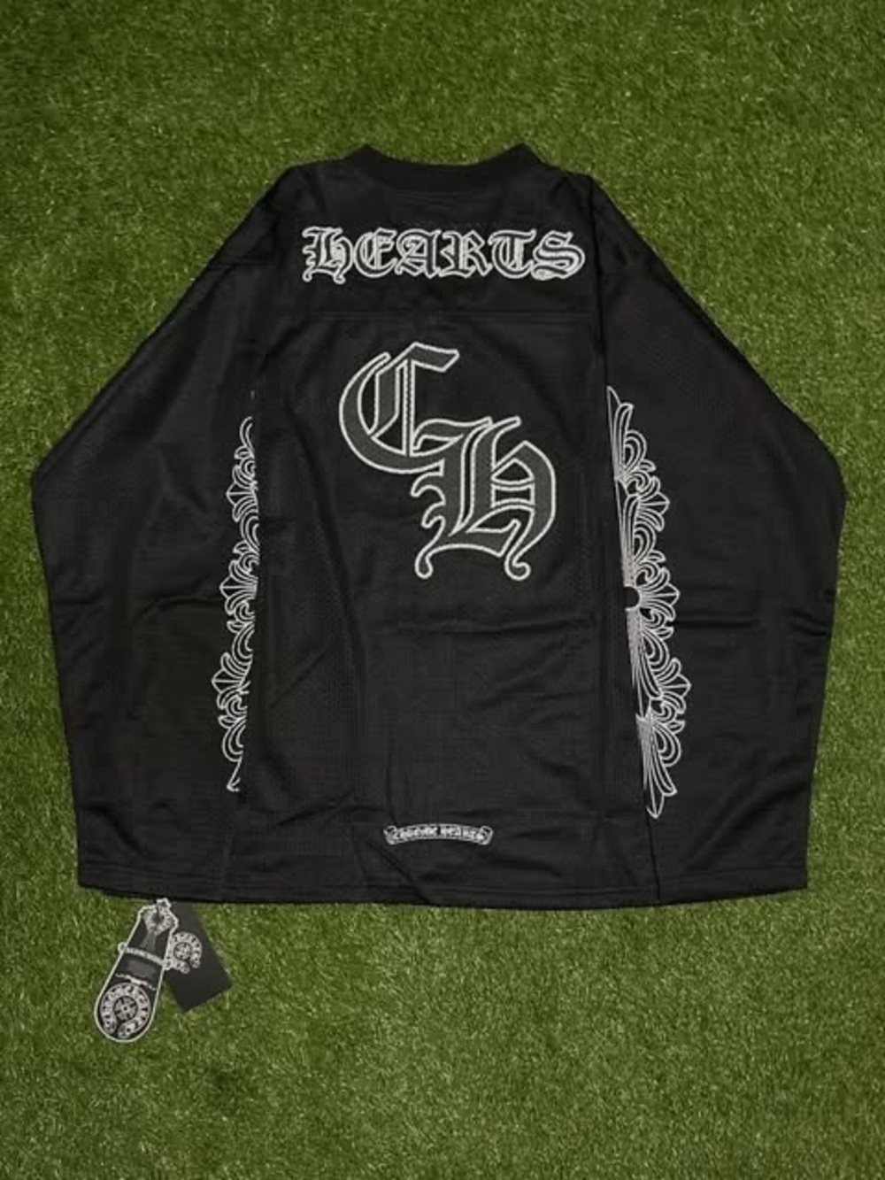 Black Chrome Hearts Long Sleeve Jersey